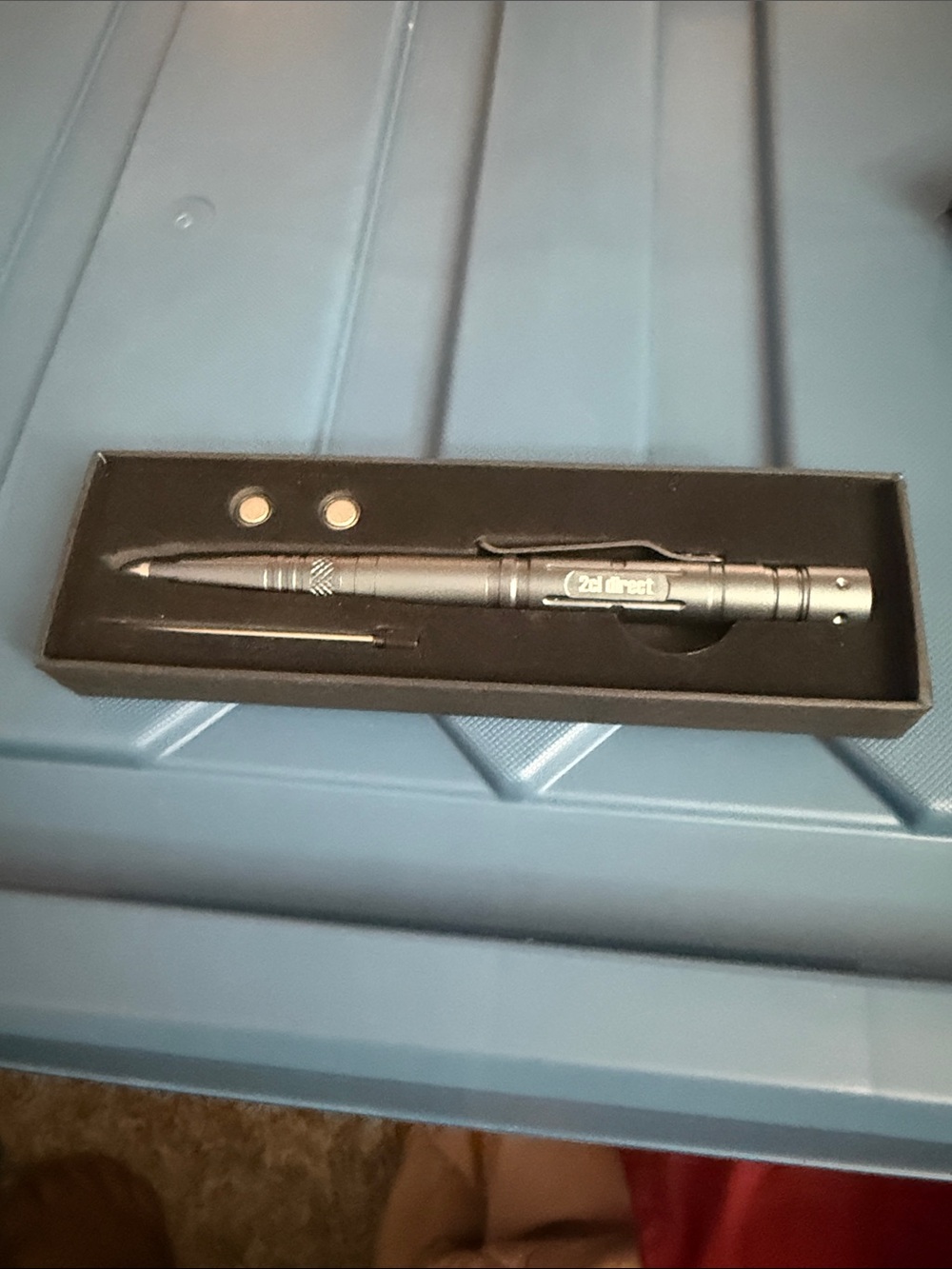 Tactical Pen with Flashlight - Gunmetal Gray